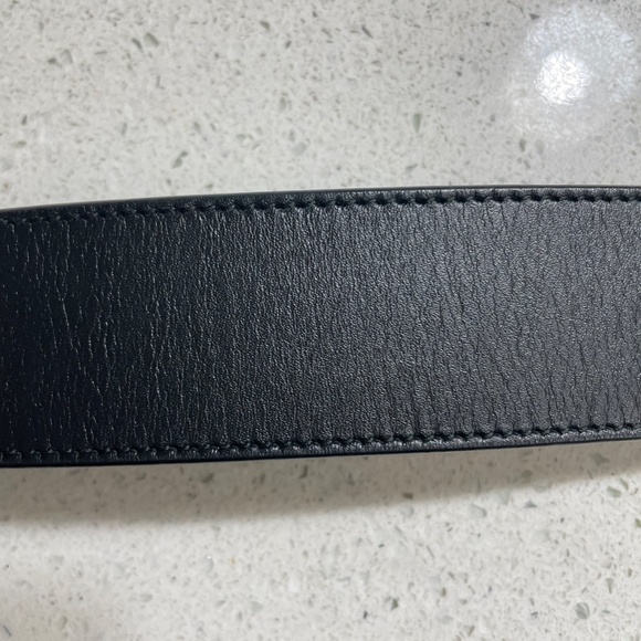 Gucci 2015 Re-Edition Black Wide Leather Belt size 80 main image 5